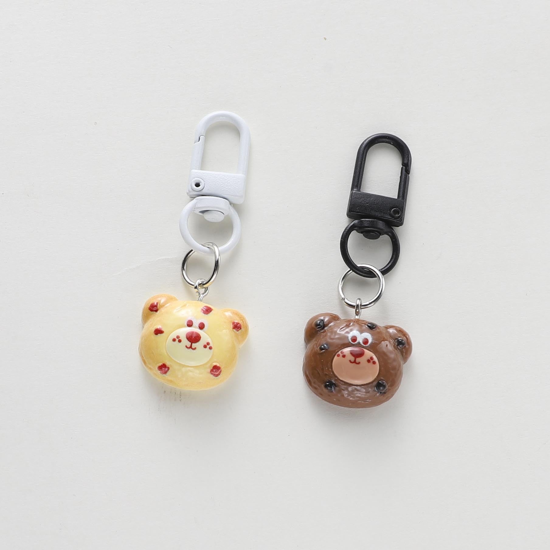 Wholesale Cute Animal Bear Head Keychain