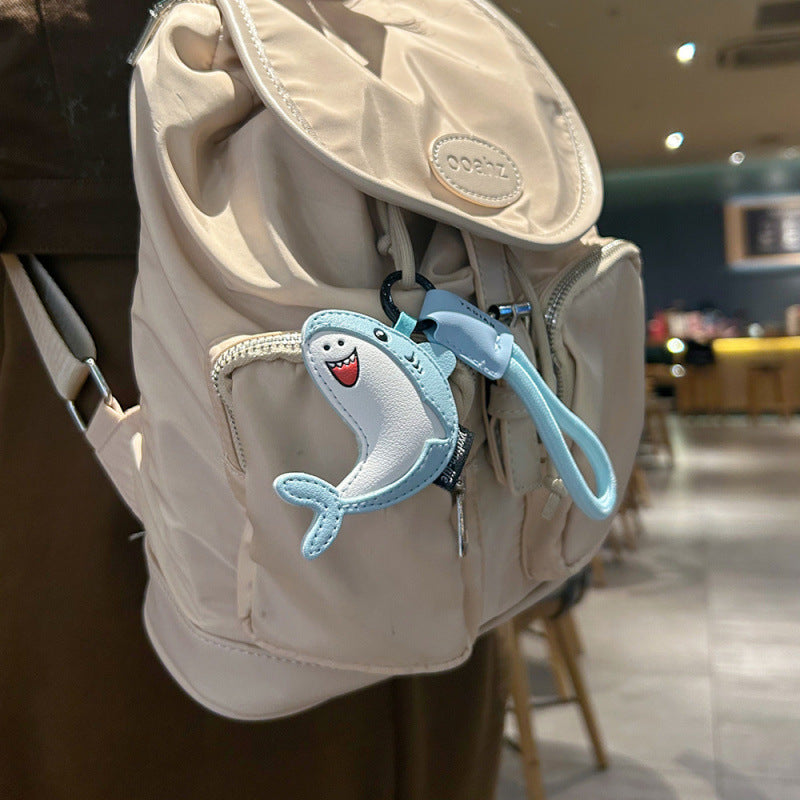 Wholesale Leather Ocean Whale Keychain Dolphin Bag Charm Decorative Accessory For Backpack Purse