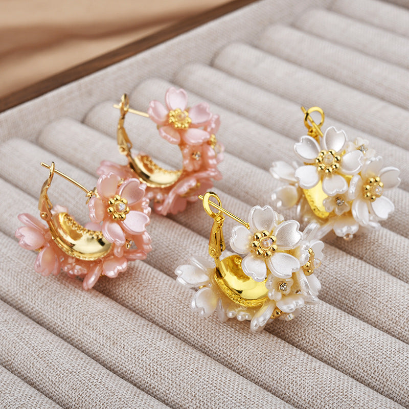 Wholesale Acrylic Flower Earrings