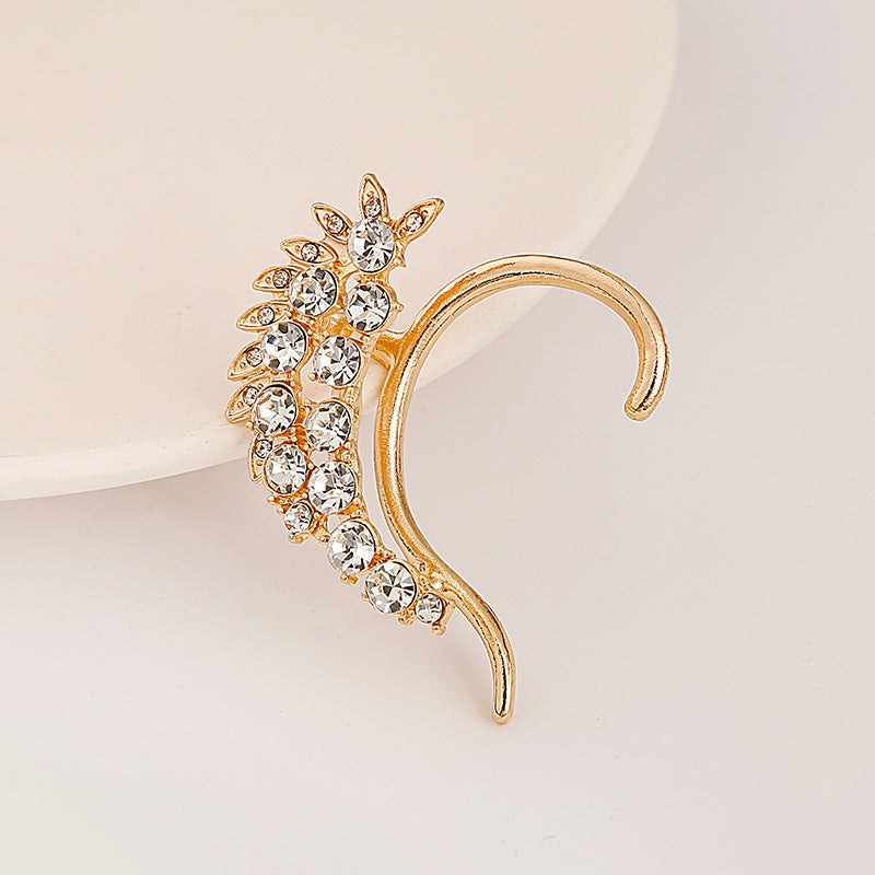 Wholesale  full diamond butterfly snake-shaped earrings