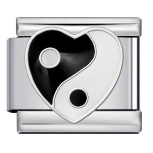 Wholesale Italian modular titanium steel welding pattern DIY  bracelet