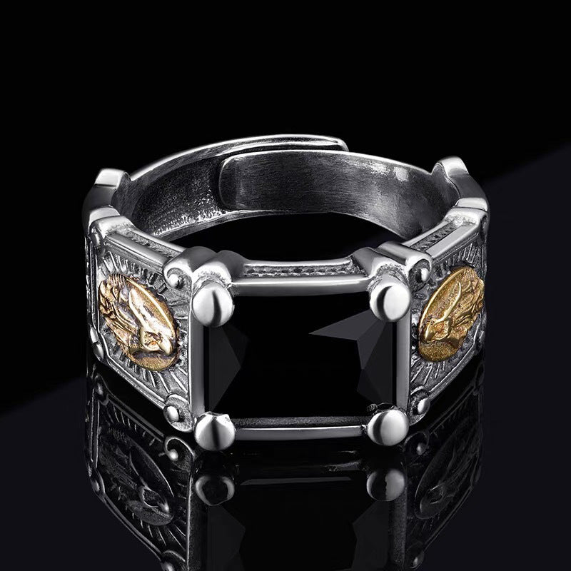 Wholesale  Retro Distressed Notre Dame Ring