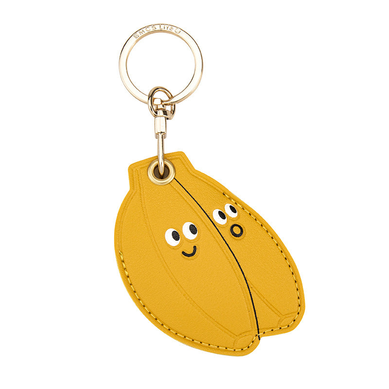 Wholesale Trendy Leather Keychain Card Holder Cute Bag Charm For Women