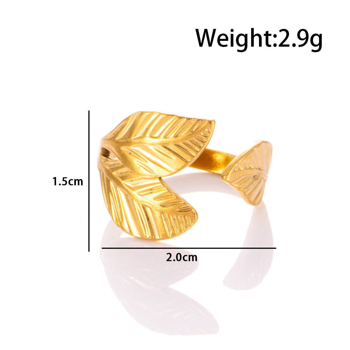 Wholesale Titanium steel simple versatile niche shell flower starfish  light luxury  opening adjustable ring