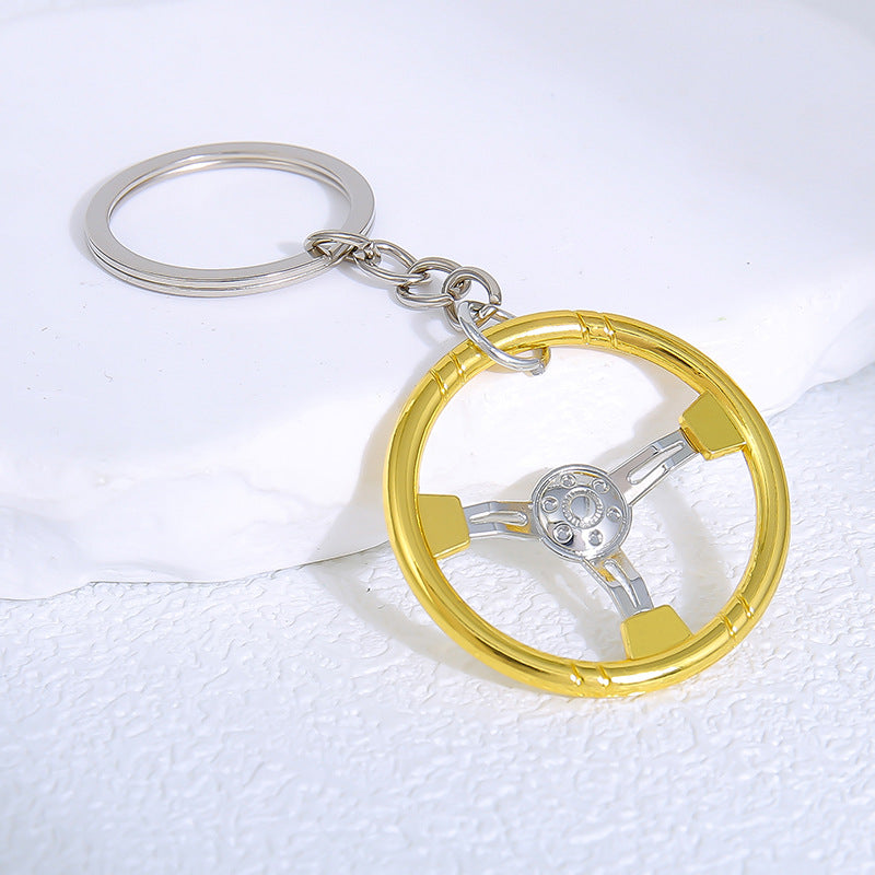 Wholesale  car steering wheel model keychain