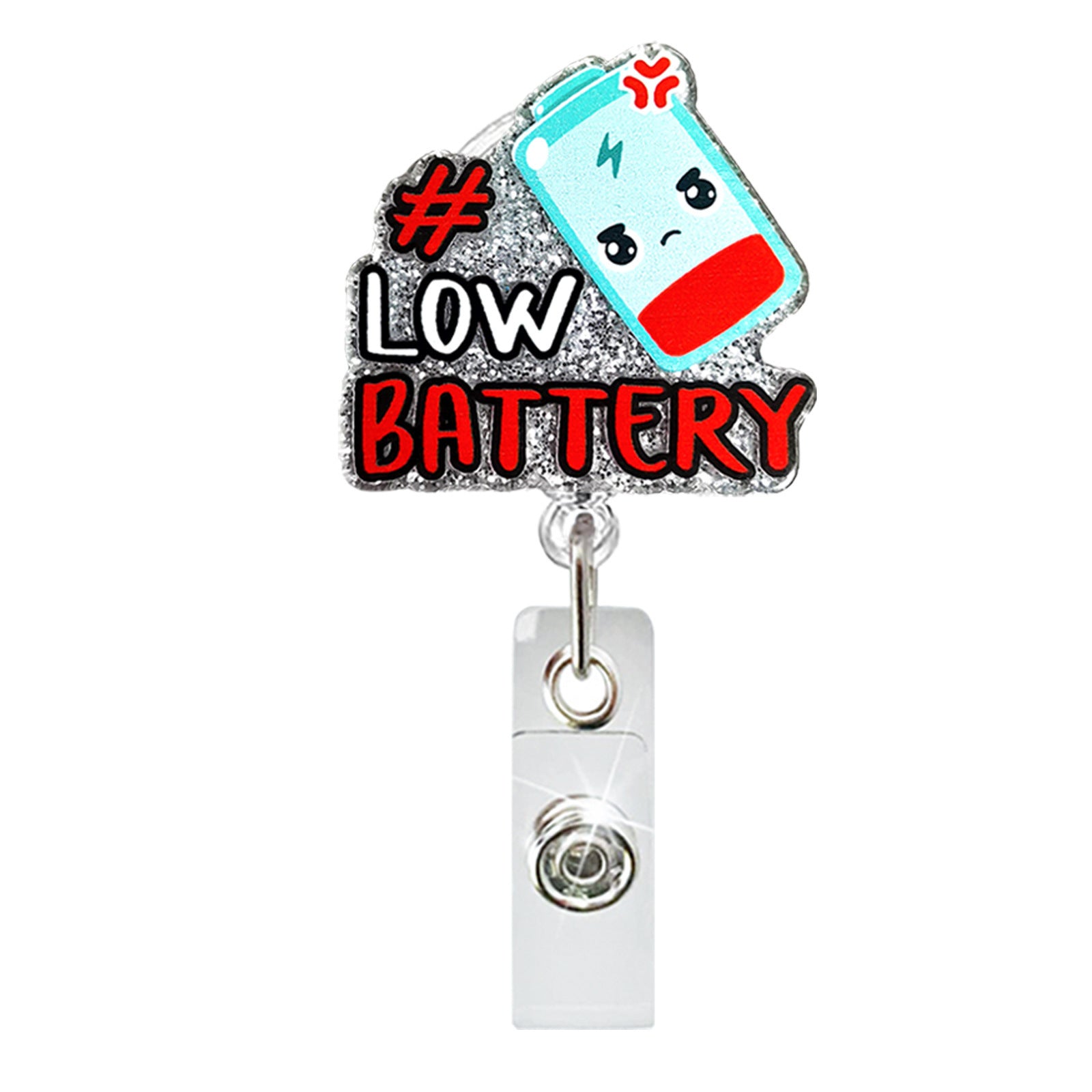 Wholesale Puppy Animal Cat Skeleton EKG Acrylic Badge Scroll Retractable Keychain Badge Reels ACC-KC-ChiHai015