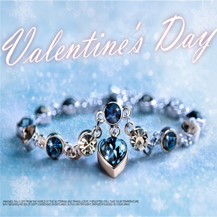 Wholesale Ocean Heart Bracelet Diamond Jewelry ACC-BT-LR004