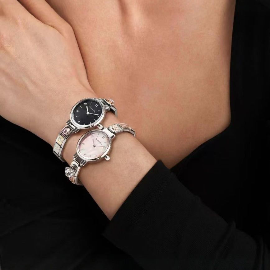 Wholesale Fashion Quartz Watch Set for Women,  Korean Style Casual Bracelet Wristwatch,  Chic Everyday Gift