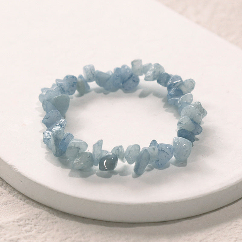 Wholesale Colorful Natural Stone Hand-strung Bracelet