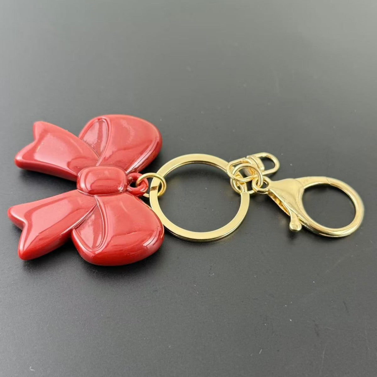 Wholesale Color Bow Pendant Keychain