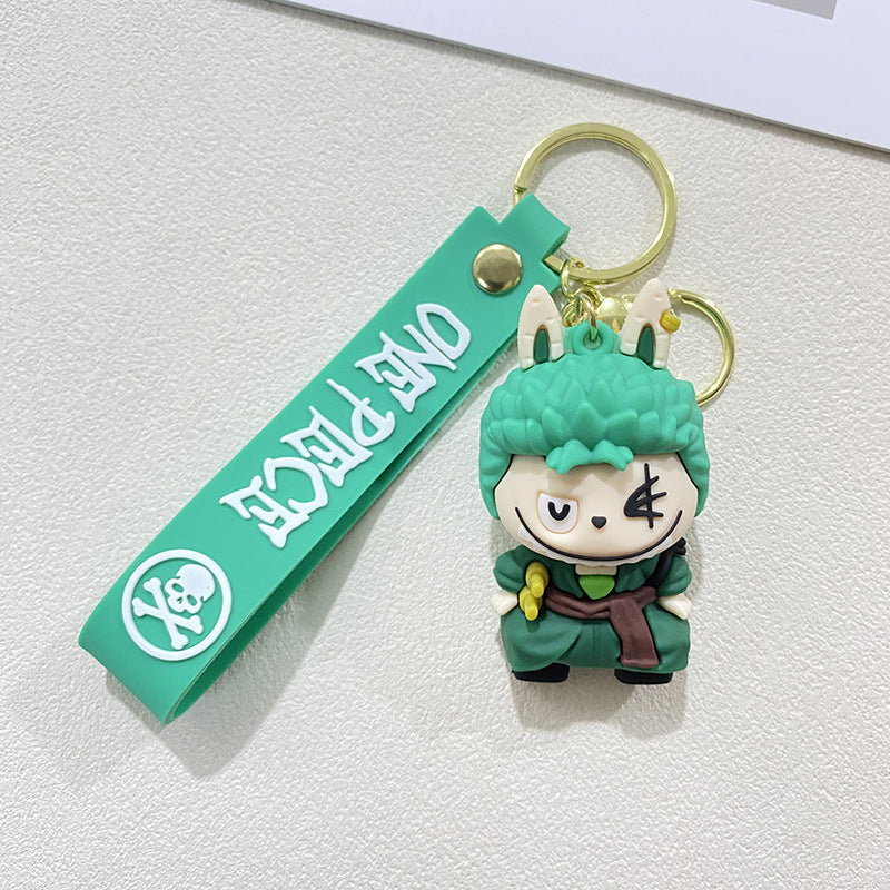 Wholesale cute car backpack silicone 3D Keychains ACCVIP