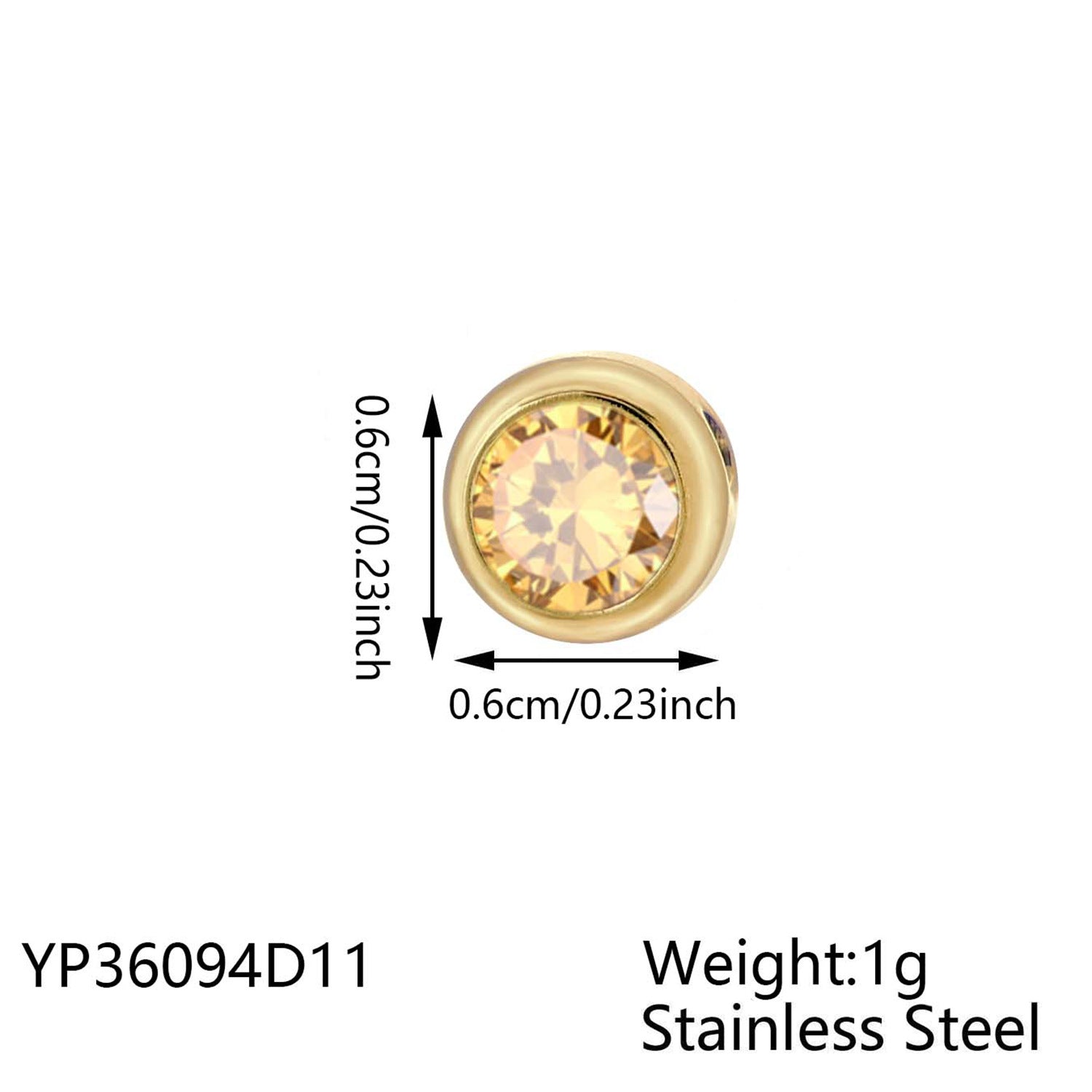 Wholesale Twelve zodiac signs birth stone titanium steel gold-plated non-fading pendant