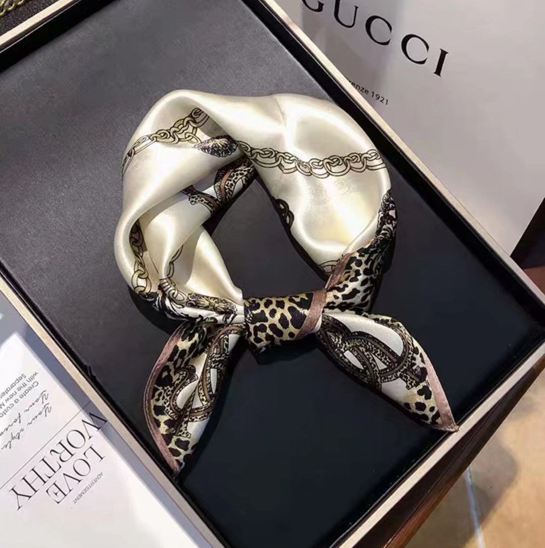 Wholesale  Silk f Women' s Autumn f f All-match Hair Band Fashion Small Square f