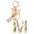 Wholesale Flowers English 26 Letters Keychain