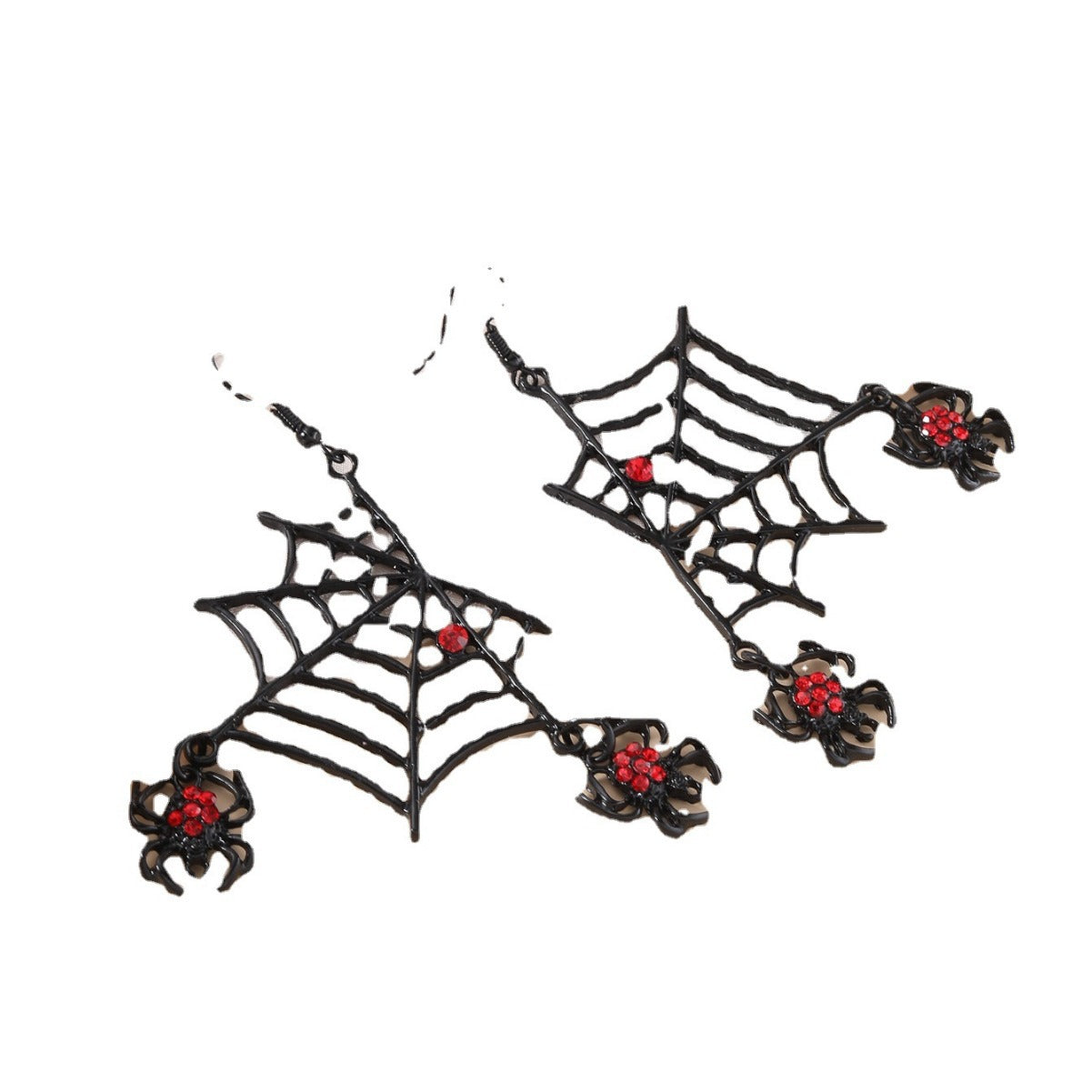 Wholesale Fashion  Web Earrings with Rhinestones for Nightclub,  Party Jewelry Accessory