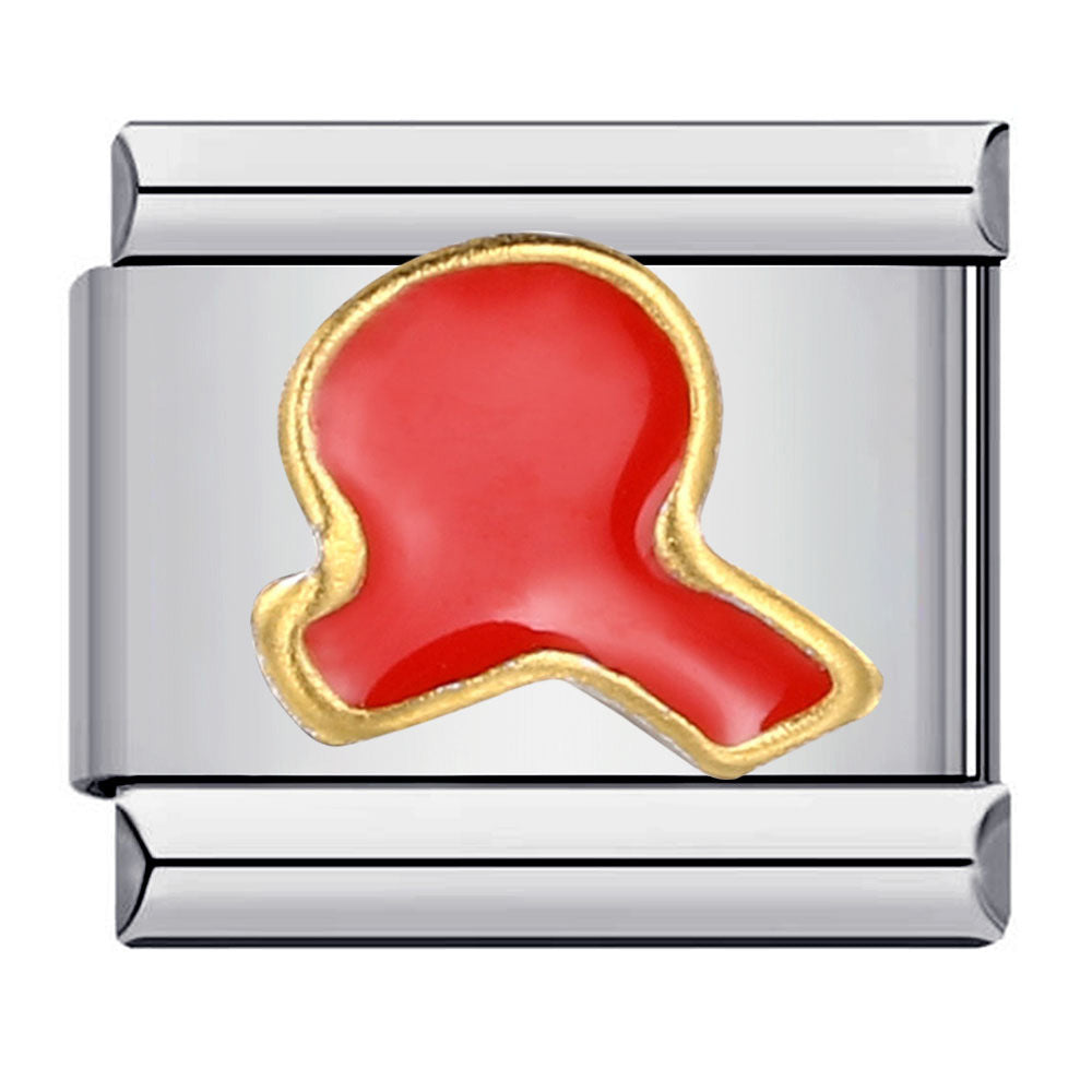 Wholesale Italian Charm Bracelet 9mm DIY Splicing Removable Gold Plated Oil Drop Cartoon Stainless Steel Composable Bracelet