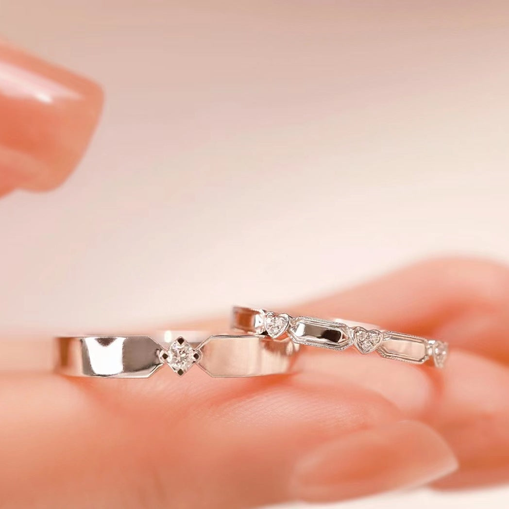 Wholesale S925 Sterling Silver Love Couple Ring