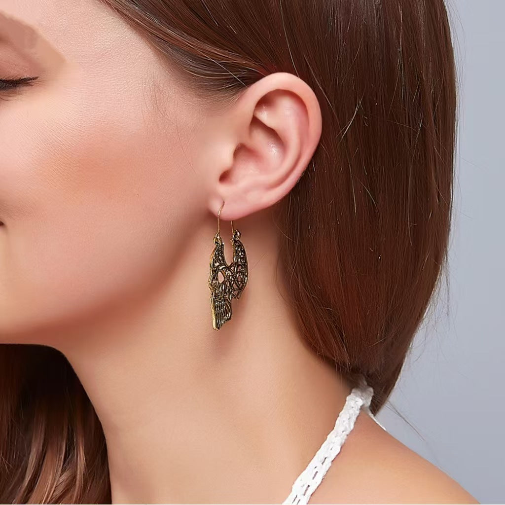 Wholesale Gothic Skull Earrings,  Alloy Electroplated,   Party Jewelry Accessory for Resale