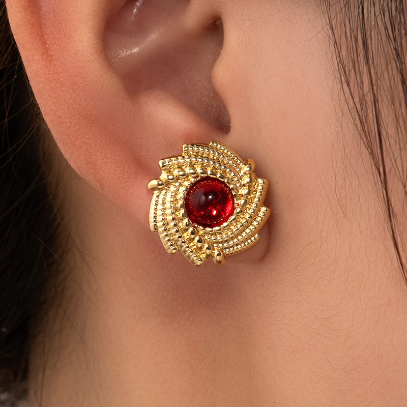 Wholesale Wrap Geometric Titanium Steel Earrings