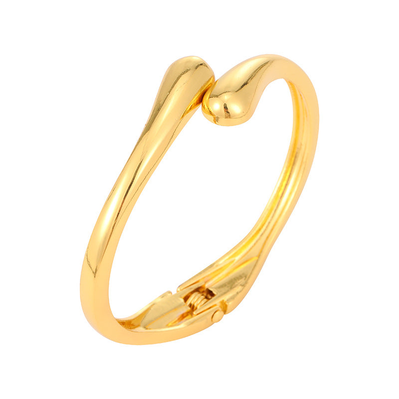 Wholesale  geometric ring smooth women' s bracelet