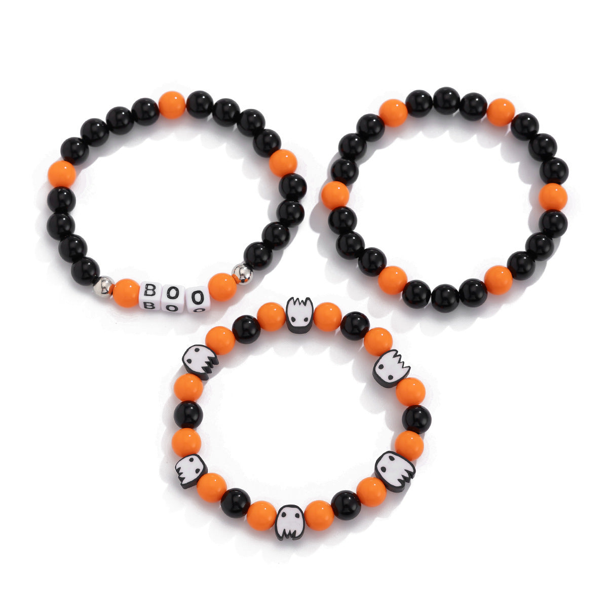 Wholesale  Pumpkin Beaded Bracelet Fashion Accessory for Boutique Resale