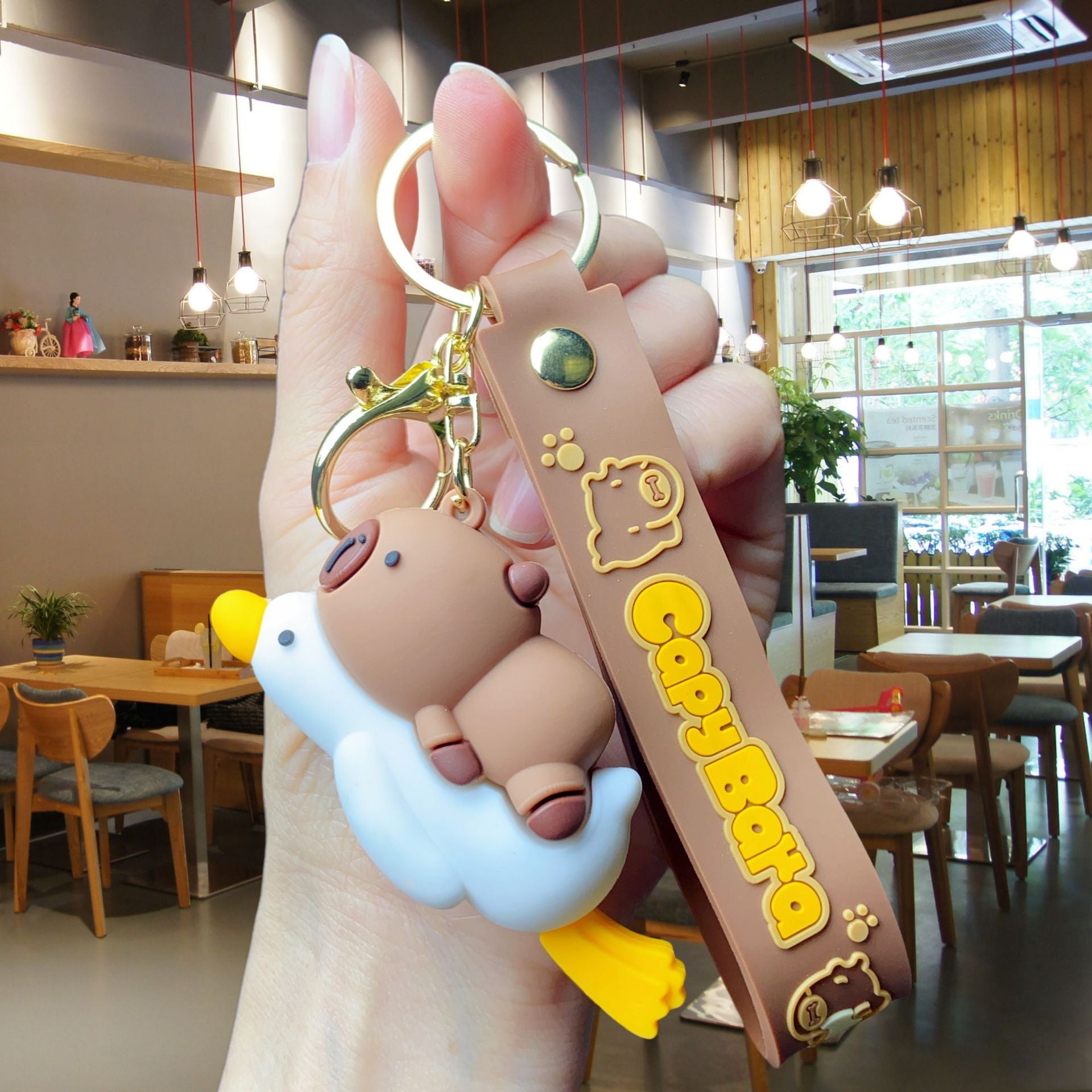 Wholesale Cute cartoon silicone keychain