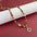 Wholesale Christmas acrylic rice beads necklace