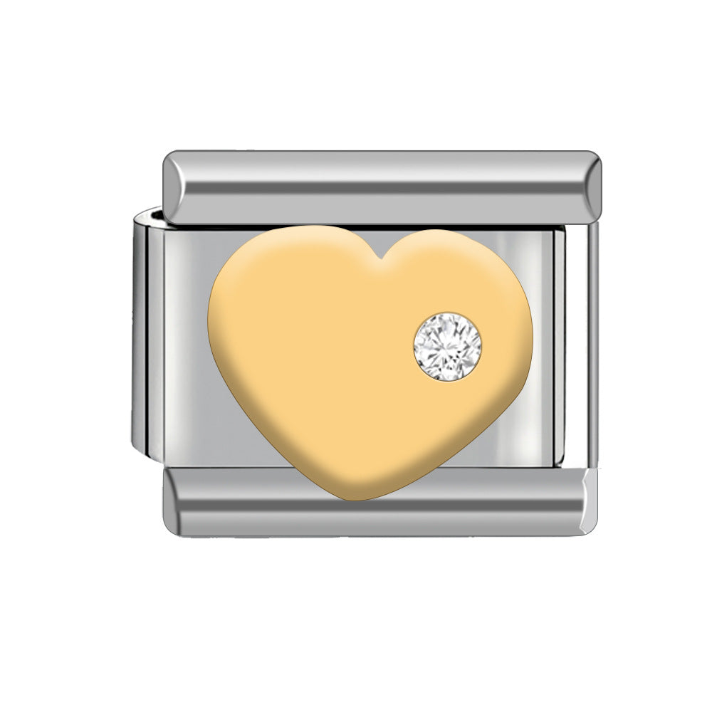 Wholesale Italian Charm Bracelet 9mm DIY Splicing Cute Creative Stainless Steel Composable Bracelet