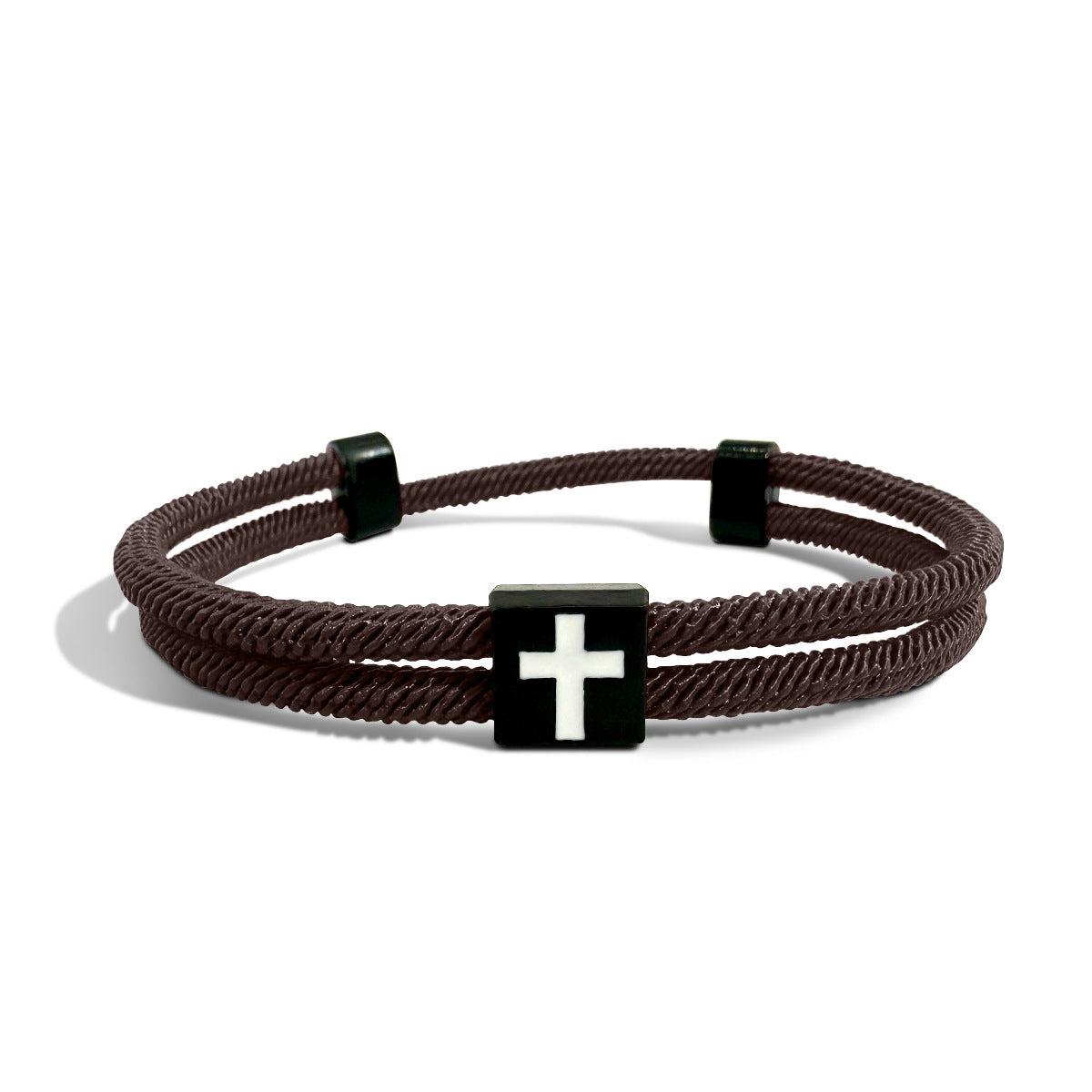 Wholesale Alloy Braided Cross Adjustable Bracelet Unisex Couple Everyday Jewelry Accessory Gift