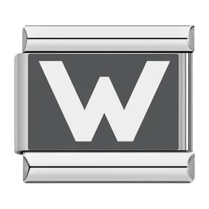 Wholesale Italian Charm Bracelet 9mm DIY Splicing Removable English Letters Stainless Steel Composable Bracelet