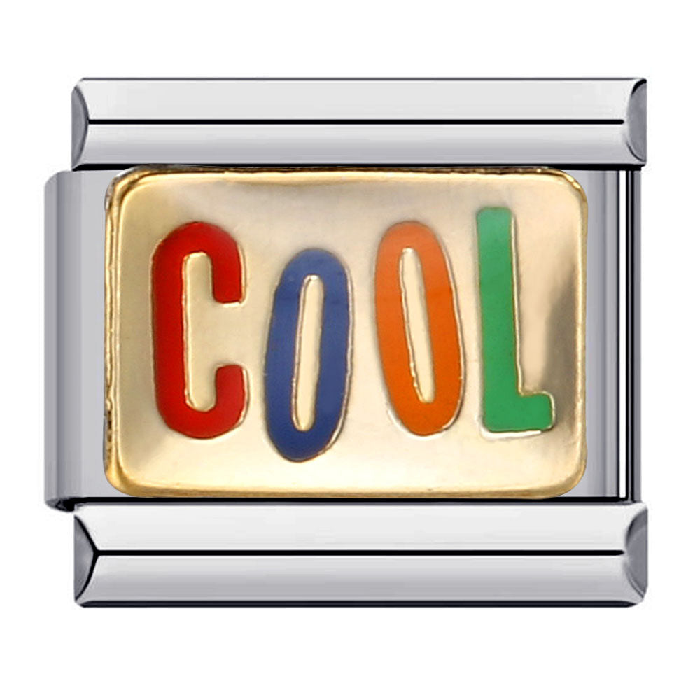 Bracciale modulare italiano all'ingrosso Good MoodDIY in acciaio inossidabile,