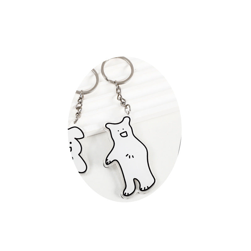 Wholesale  animal acrylic keychain