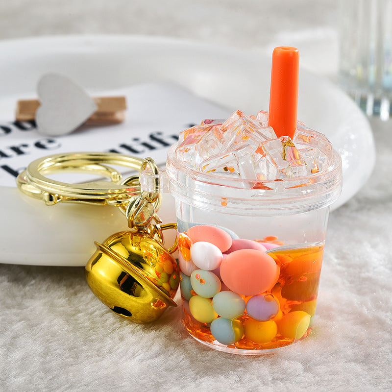 Wholesale  Iceberg Cup Quicksand Bottle Creative Key Chain