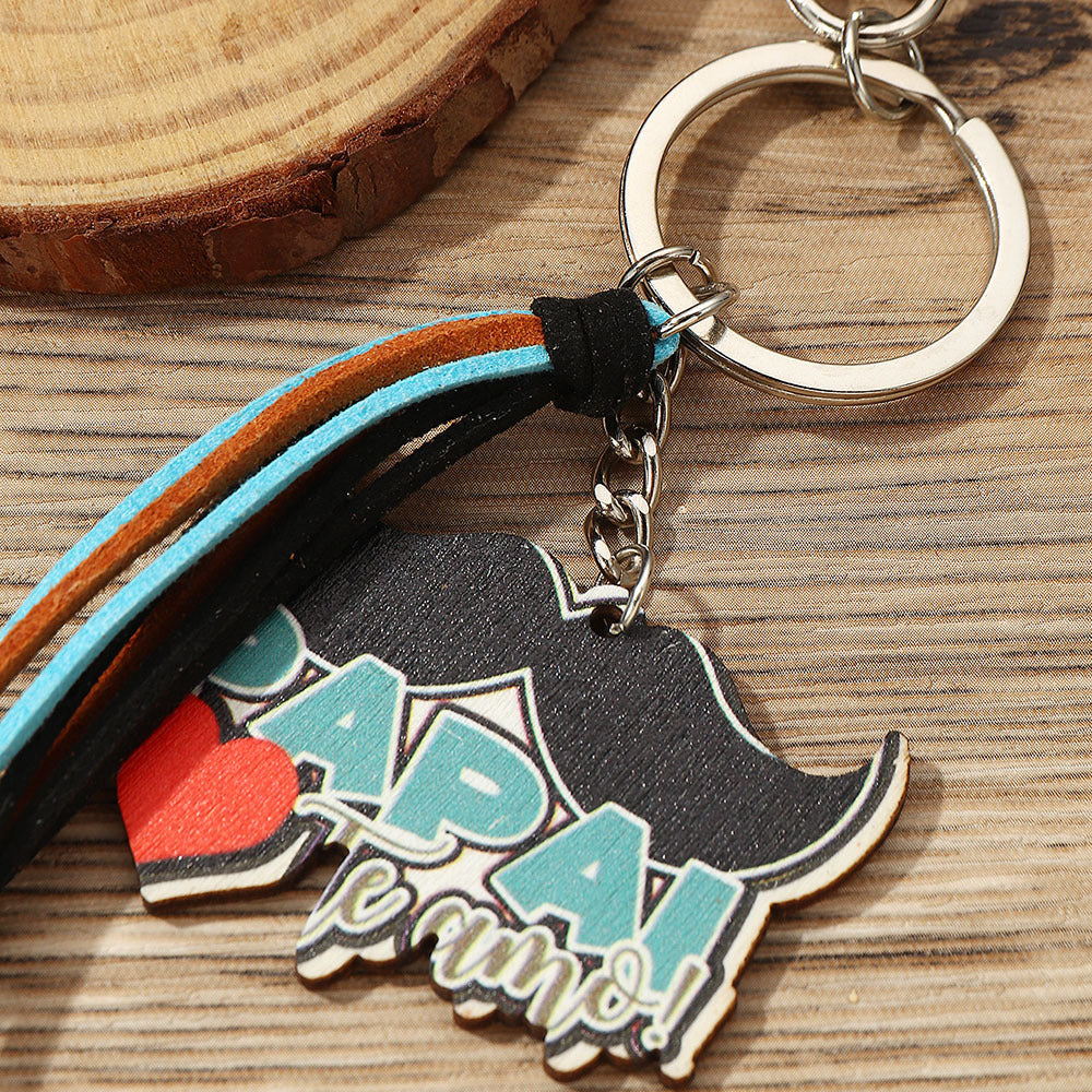 Wholesale modern simple personality key accessories keychains