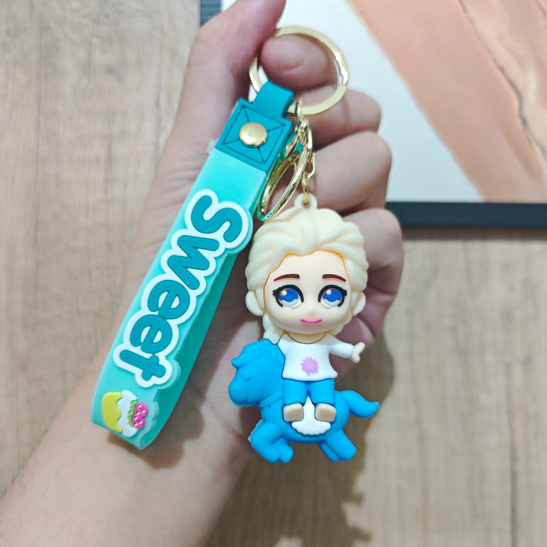 Wholesale Anime   Doll Keychain - PVC &  Metal,  Boutique Resale Car Key Accessory &  Gift