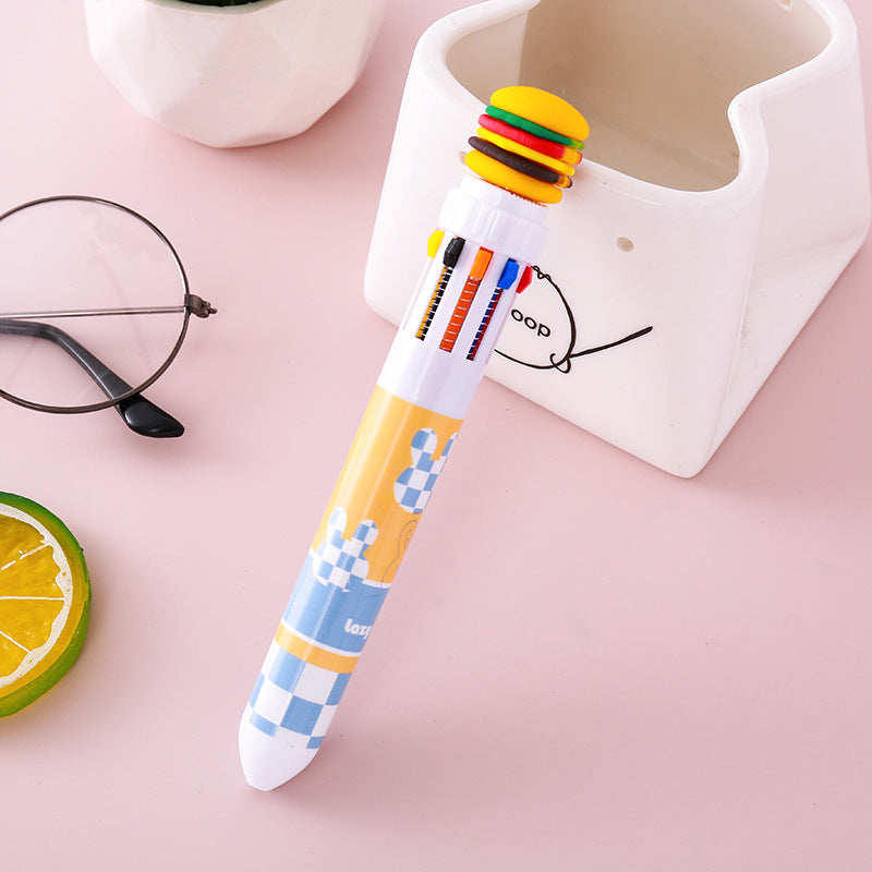Wholesale  Cute Ten Color Ballpoint Pen