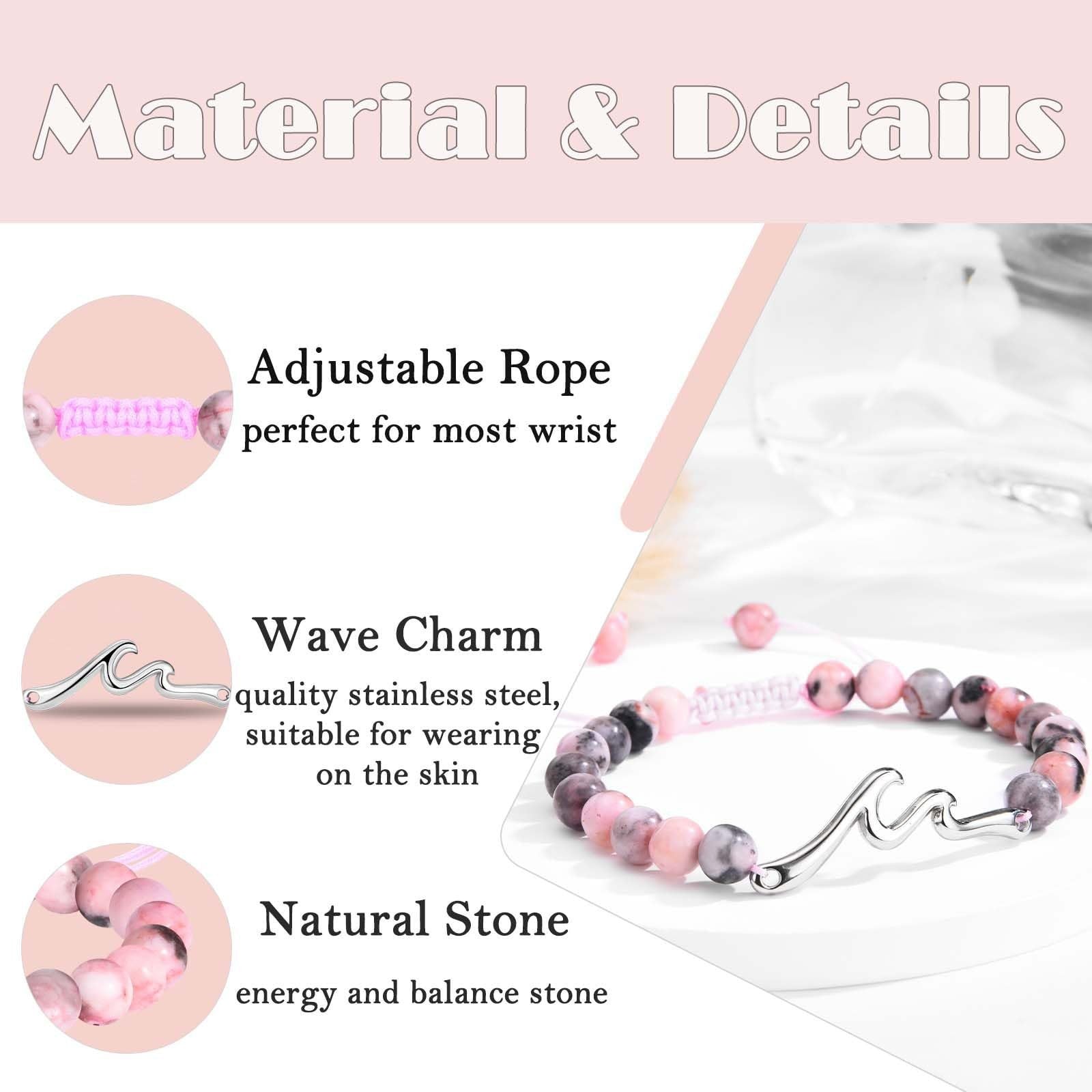 Wholesale Woven Natural Stone Bracelet