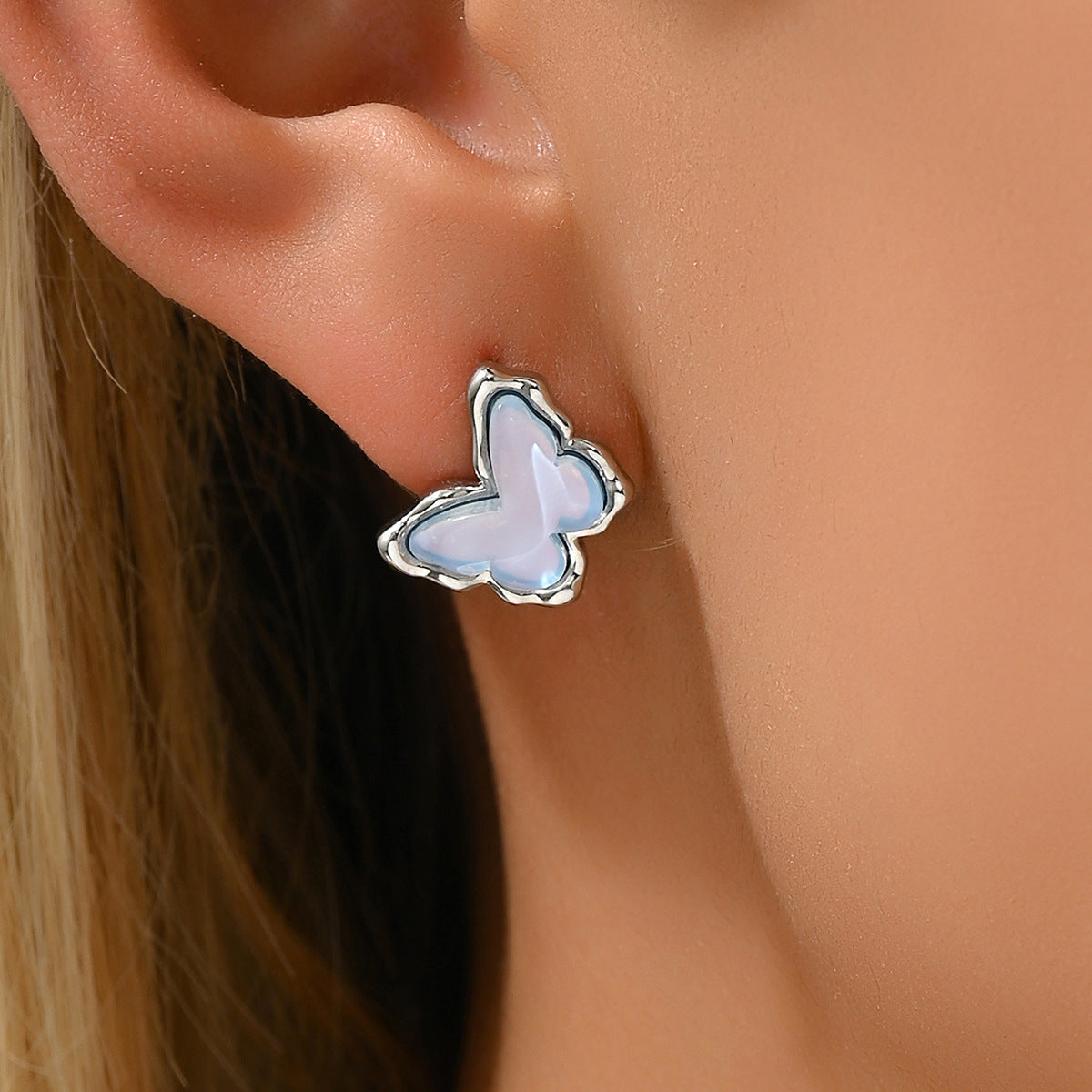 Wholesale Simple Bowknot Oil Drop Copper Earrings ACC-ES-BaSha001