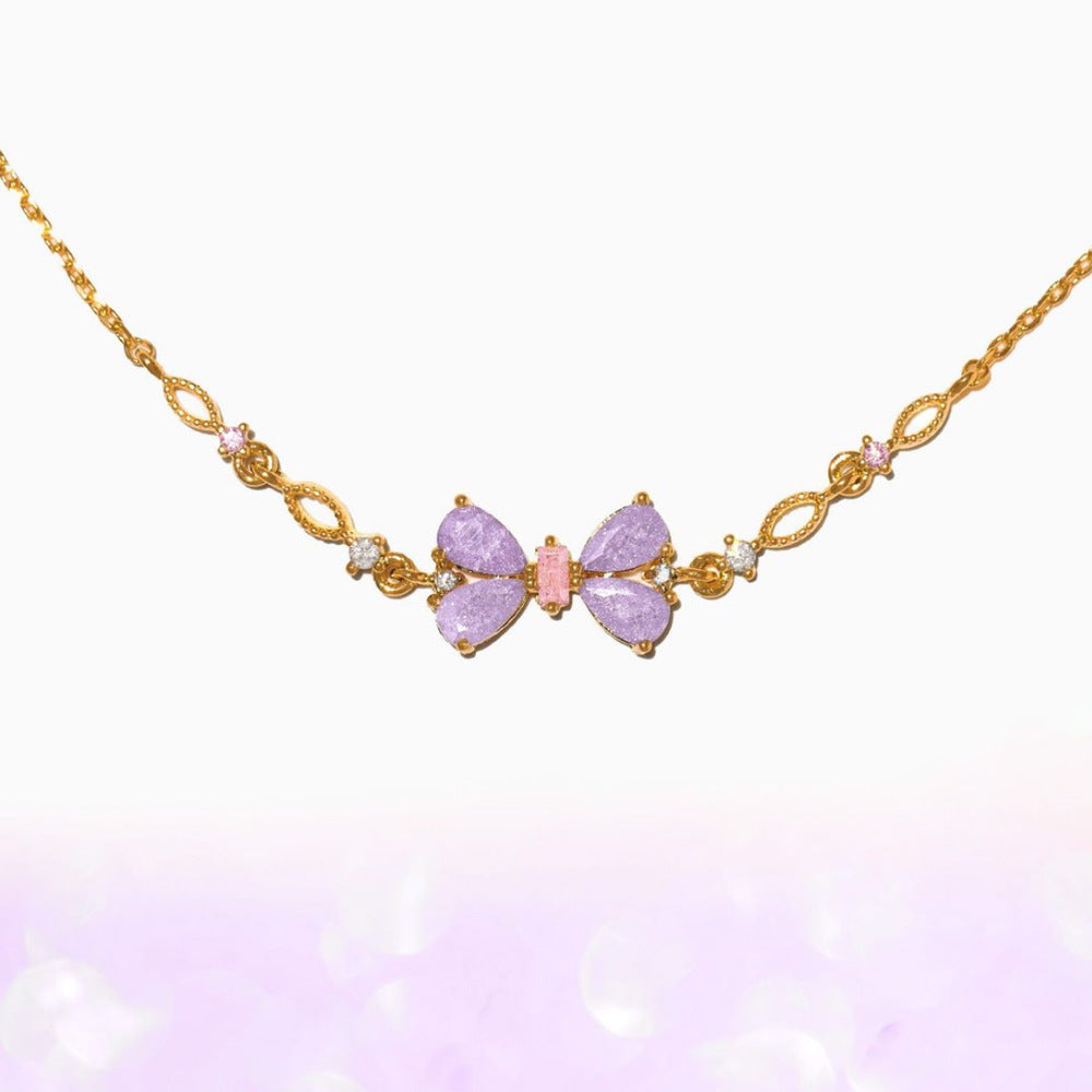 Wholesale Love Zircon Butterfly Festival Valentine's Day Bracelet