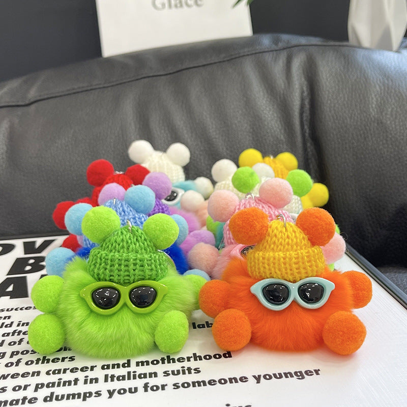 Wholesale Plush Briquettes Monster Keychains ACC-KC-Chengx003