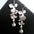 Wholesale  fashion Asian silver petal necklace earrings set