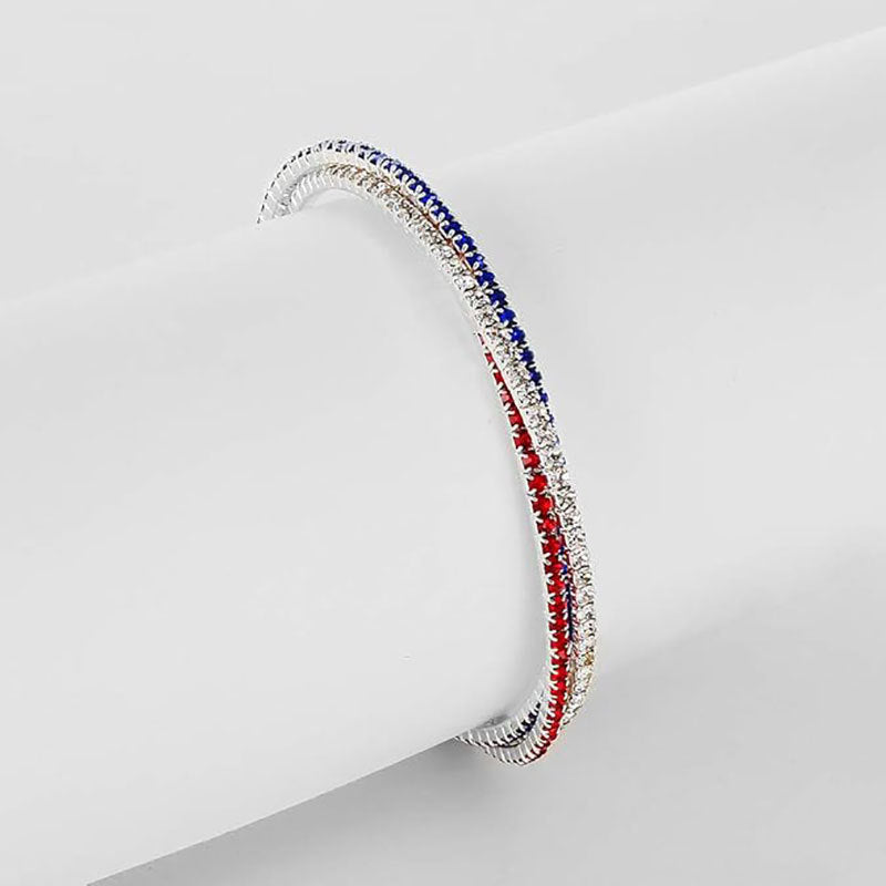 Wholesale  Independence Day Tricolor Bracelet