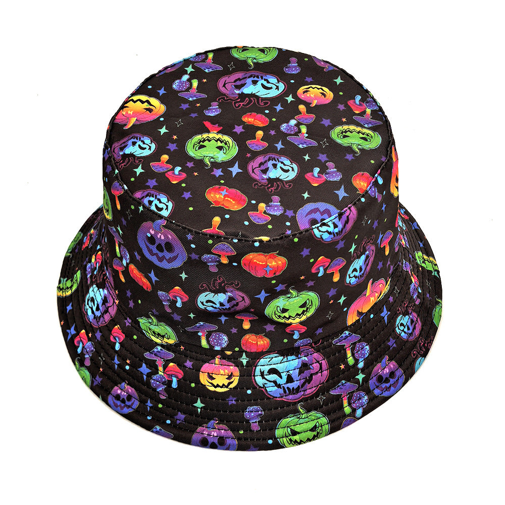 Wholesale Pumpkin Lantern Cartoon  Bucket Hat