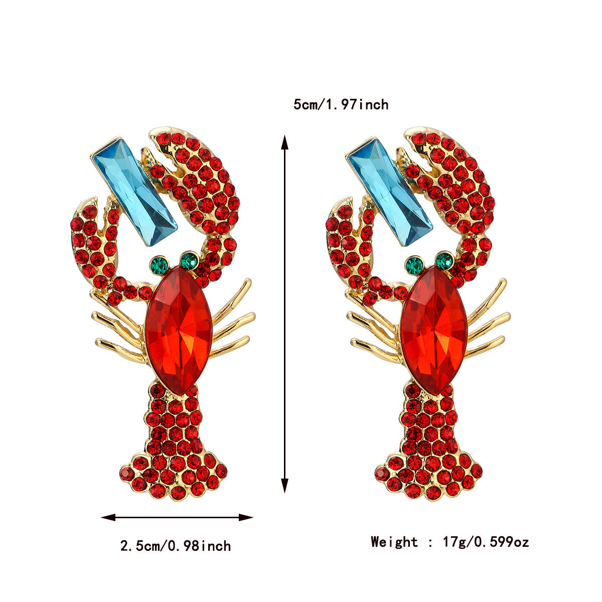 Wholesale Summer Beach Party Earrings Seahorse Crab Shell Earrings ACC-ES-KJ009