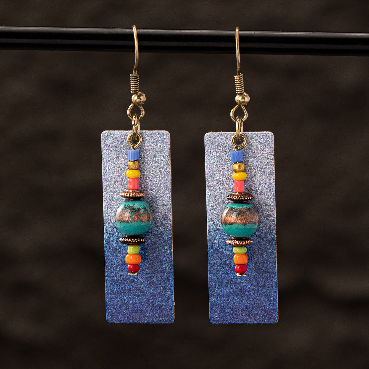 Wholesale  Retro Western Turquoise Earrings