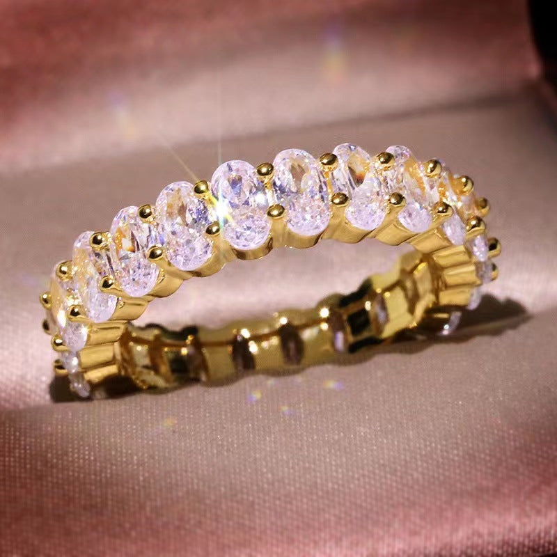 Wholesale Light Luxury Rhinestone Index Finger Ring