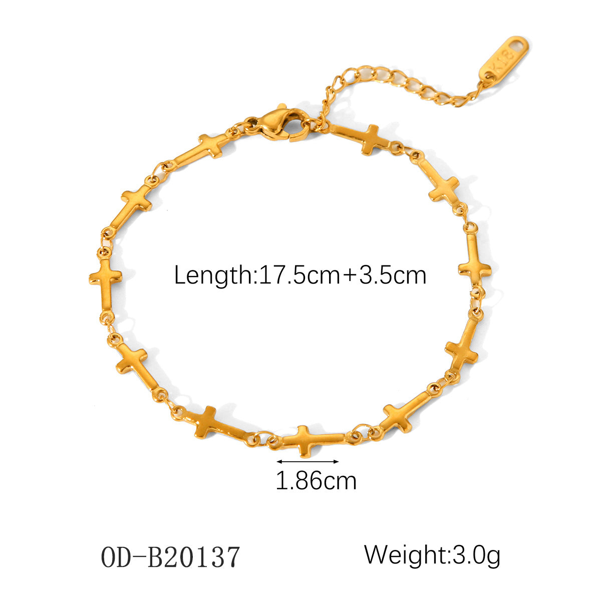 Wholesale 18K gold-plated bracelet stainless steel bracelet