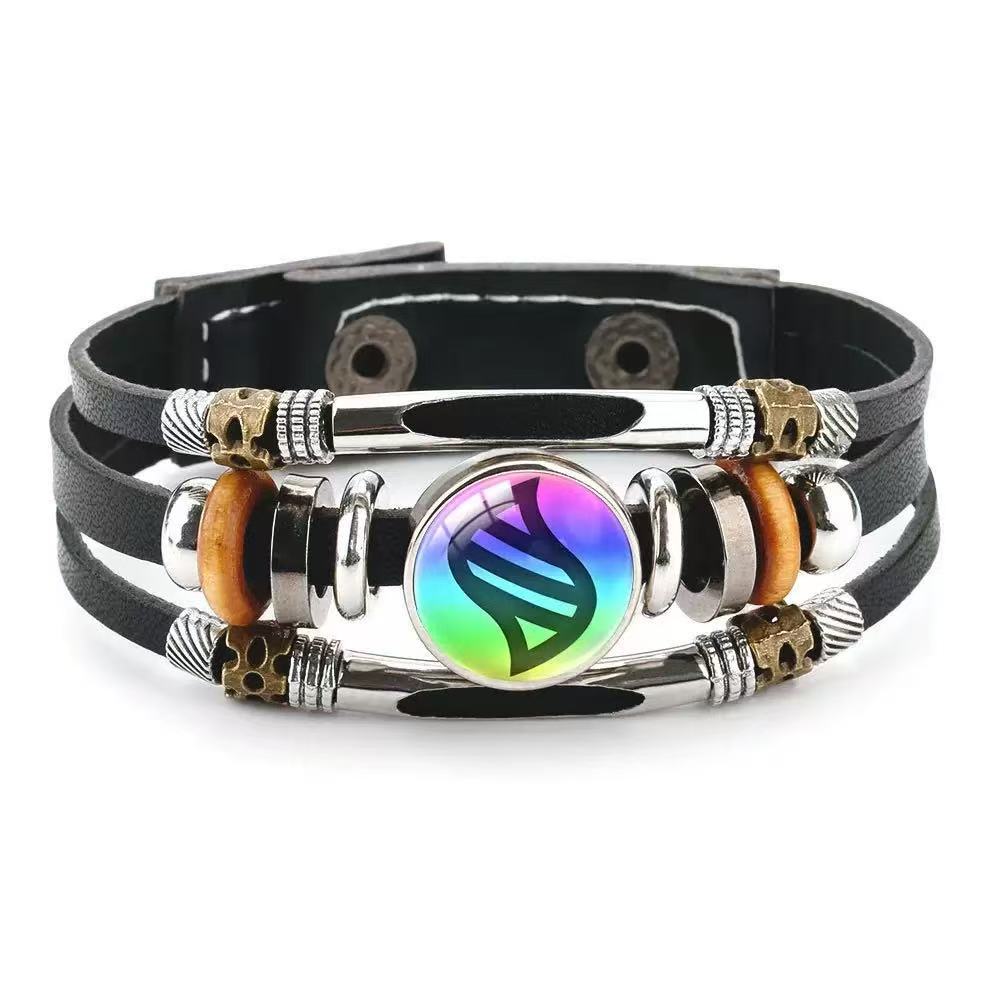 Wholesale Handmade Glass Bead Sports Ball Bracelet - Football Baseball Basketball Fan Jewelry Accessory,  Anniversary Gift