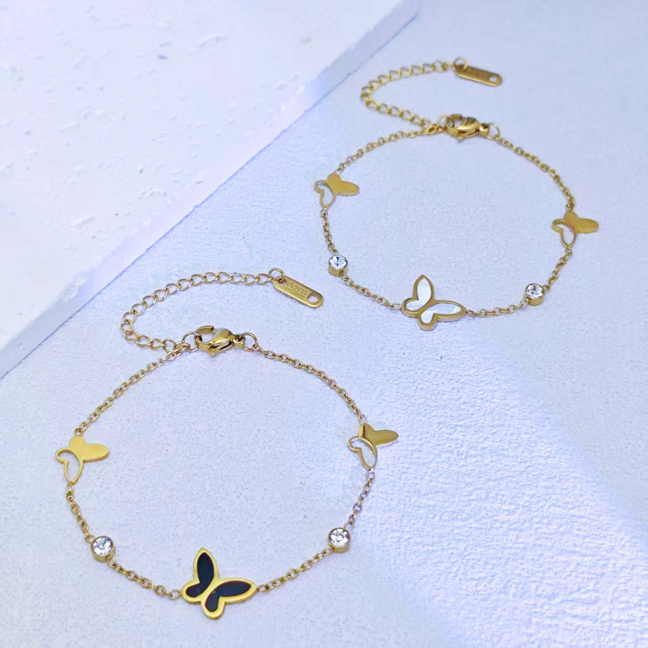 Wholesale Butterfly Shell Bracelet - Simple Titanium Steel Fashion Accessory for Everyday Wear