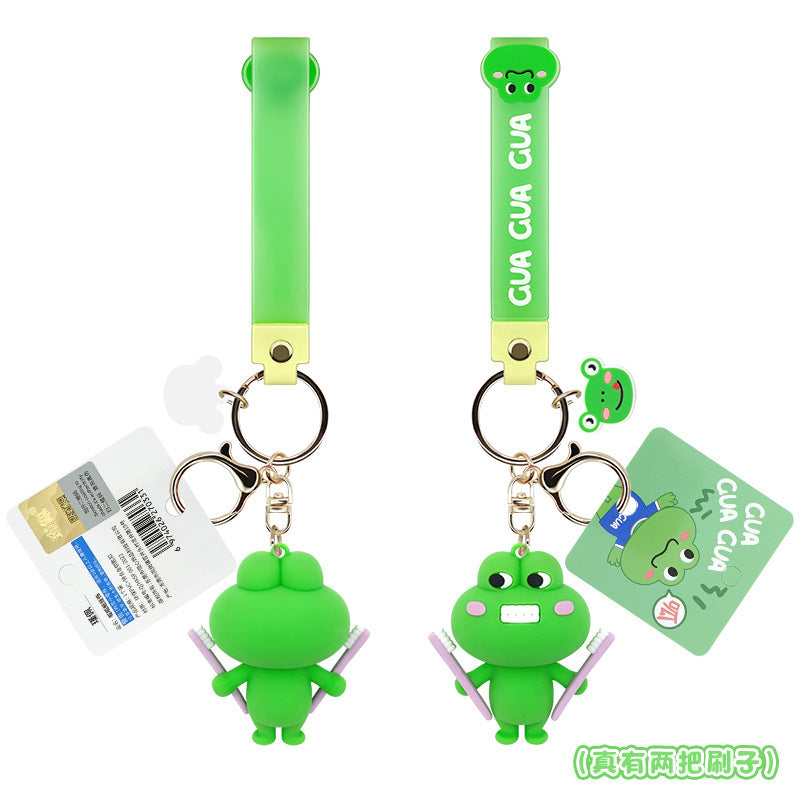 Wholesale Little Frog Cartoon PVC Keychains ACC-KC-Chaow001